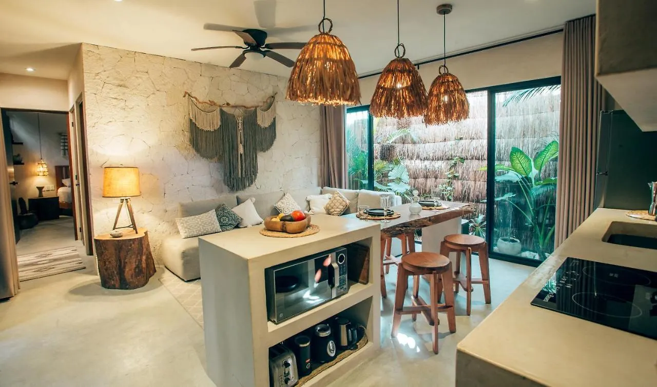 Vida Boho Apart 3 With Special Fee To Access Hotel Bardo Tulum Apartment